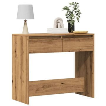 Vidaxl vidaXL Konzolna mizica, Artisan hrast, 89x41x76,5 cm