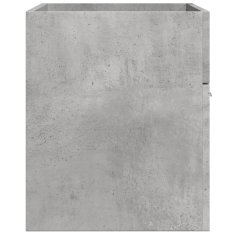 Vidaxl Omarica za umivalnik betonsko siva 90x38,5x46 cm inženirski les