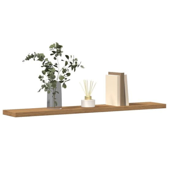 shumee vidaXL Knjižne police 4 kosi artisan hrast 60x10x1,5 cm inženirski les