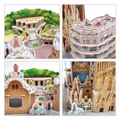 CubicFun 3D sestavljanka CityLine panorama: Barcelona 186 kosov