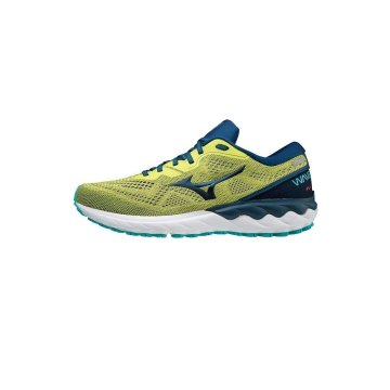 Mizuno Čevlji obutev za tek rumena 46.5 EU Wave Skyrise 2