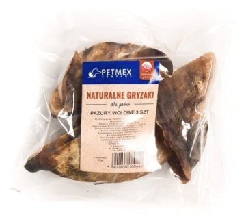 slomart PETMEX Goveja kopita - priboljšek za pse - 210g