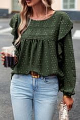 OMG! Ženska bluza Dorthe temno zelena M