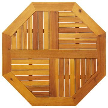 shumee vidaXL Mizna plošča 80x80x2,2 cm osmerokotna trdna tikovina