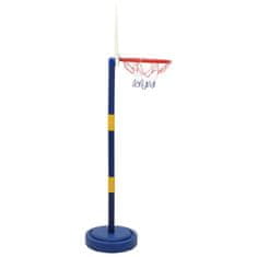 Vidaxl Košarkarsko stojalo z žogo/črpalko nastavljiva višina 90/121 cm