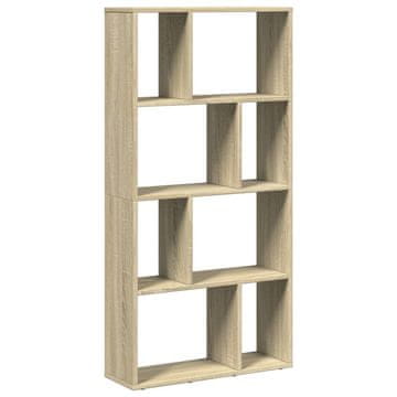 Vidaxl Knjižna omara sonoma hrast 60x20x120,5 cm inženirski les