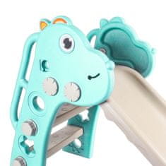 Aga4Kids Tobogan z ročajem 130 cm DS3701 Svetlo zelena