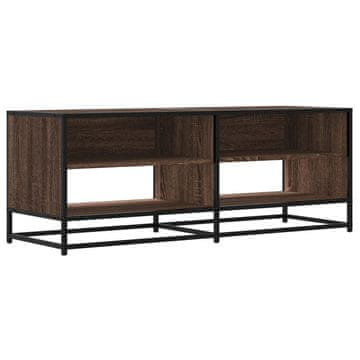 Vidaxl TV omarica rjavi hrast 120,5x40x46 cm inženirski les