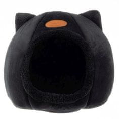 MG Plush ležišče za mačke 36 x 33 cm, črna