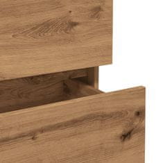 Vidaxl Komoda artisan hrast 70x41x75 cm inženirski les