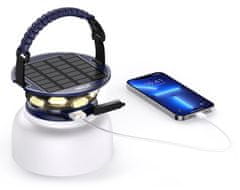 Immax sončna svetilka za kampiranje z vgrajeno svetlobno verigo RGB LED/ 10W/ IP65/ USB-C