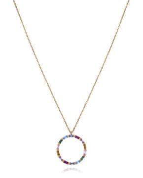 Viceroy Čudovita pozlačena ogrlica s cirkoni Elegant 13089C100-39