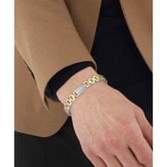 Hugo Boss Elegantna dvobarvna zapestnica za moške Metal Links Essentials 1580195