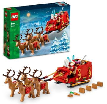 LEGO Božičkove sani 40499, komplet za sestavljanje (343 kosov)