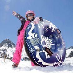 JOJOY® Napihljive snežne tube z ročaji | SNOWRIDER 1+1 GRATIS, rdeča/modra