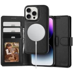 Tech-protect Wallet MagSafe ovitek za iPhone 16 Pro Max, črna