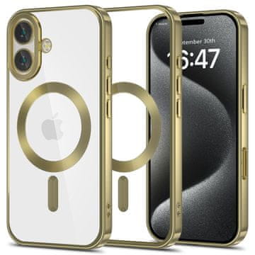 Tech-protect MagFlex MagSafe ovitek za iPhone 16, zlato