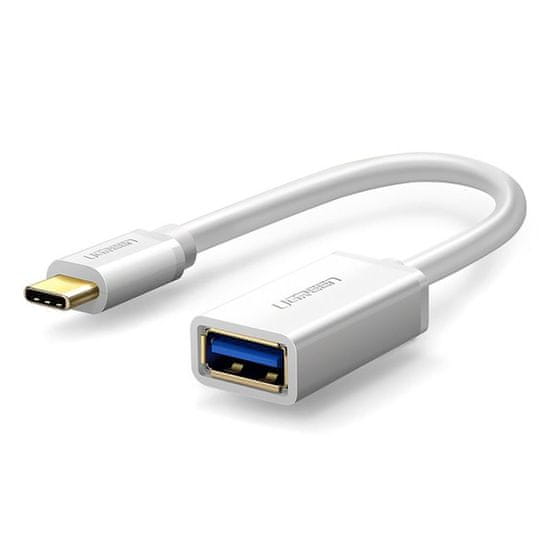 Ugreen US154 OTG adapter USB 3.0 / USB-C F/M, belo