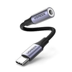 Ugreen AV161 adapter USB C / 3.5mm mini jack 10cm, črna