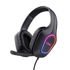 Trust GXT 416 Zirox LED slušalke, črne