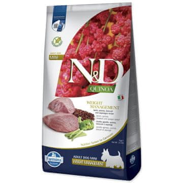 N&D QUINOA Dog GF Weight Management, Lamb & Broccoli Adult Medium & Maxi 7 kg