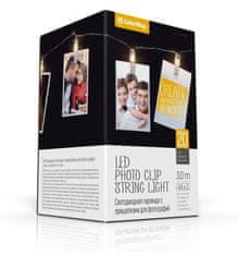ColorWay LED fotokomponente / 20 LED diod / dolžina 3 m / topla bela / napajanje 3x AA