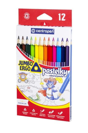 Centropen barvice 9522 Jumbo trikotne (12 kosov)