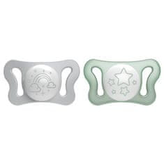 Chicco Dojenček Physio Micro silikon 0-2m noč 2 kosa