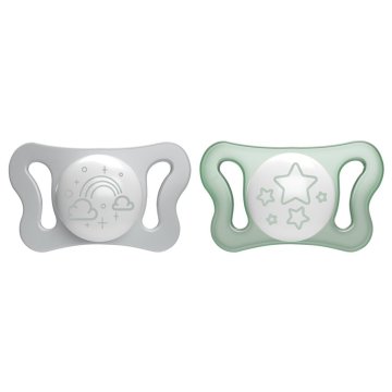 Chicco Dojenček Physio Micro silikon 0-2m noč 2 kosa
