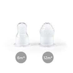BabyOno Silikonski dudo za hranjenje Flower violet 6m+