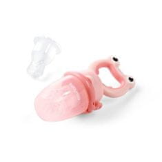 BabyOno Silikonski dudo za hranjenje Žaba roza 6m+
