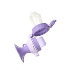 BabyOno Silikonski dudo za hranjenje Flower violet 6m+