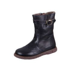 Škornji črna 29 EU Noli Lamb Navy Leder