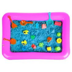 MG Creative Sand kinetični pesek + peskovnik, modra