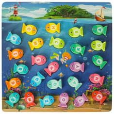 MG Montessori Fishing drevena igra ribolov