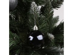 sarcia.eu Antracitni okraski za božično drevo, komplet okraskov, okraski za božično drevo 6 cm, 6 kosov 