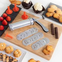 Homey Testomat za piškote | Pripomoček za oblikovanje piškotov | Model za piškote | Set 25 kos za dekoriranje