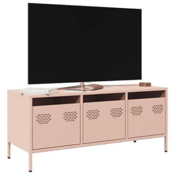 Vidaxl vidaXL TV stojalo roza 101,5 x 39 x 43,5 cm hladno valjano jeklo