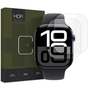 1 to 3 Hofi Hydroflex Pro+ Hydrogel Film 2-Pack Apple Watch 10 (46 Mm) Clear
