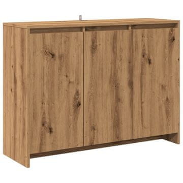 Vidaxl Komoda artisan hrast 102x33x75 cm inženirski les