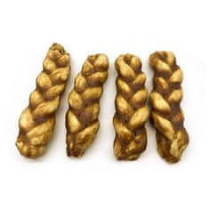 COBBYS PET AIKO Collagen Božična pletenica M raca in govedina 8-9x4-4,5cm/28-32g