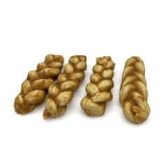 COBBYS PET AIKO Collagen Božična pletenica M raca in govedina 8-9x4-4,5cm/28-32g