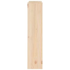 Vidaxl Pokrov za radiator 210x21x85 cm trdna borovina