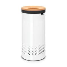 Brabantia Koš za perilo 35L okrogel, bel