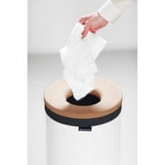 Brabantia Koš za perilo 35L okrogel, bel