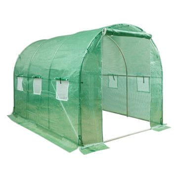 KONDELA Vrtni rastlinjak s folijo Felko Tip 1 200x300x200 cm - zelena