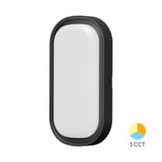 BRAYTRON BULKHEAD stenska svetilka LED 12W CCT IP65 črna