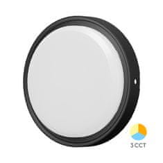 BRAYTRON BULKHEAD stenska svetilka LED 12W CCT IP65 črna
