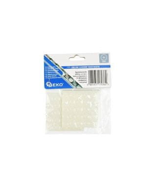 GEKO G29820 Prozorni silikonski odbijači - okrogli, za pohištvo, 8 mm, 50 kos