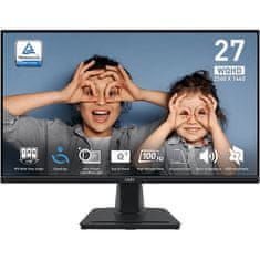 MSI MSI G272QPF E2 monitor, LED, 27, WQHD, IPS, črn (G272QPF E2)